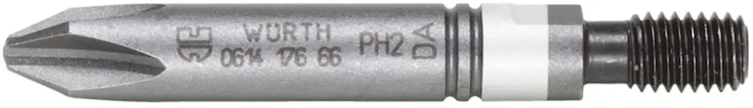 Würth PH-kruiskopbit, 10/32 inch draad voor schroefgereedschap