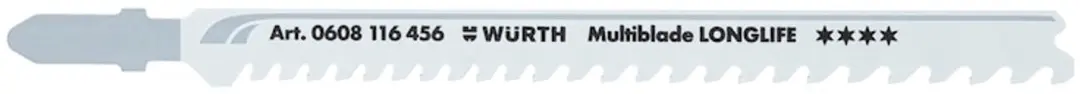 Würth Multiblade Longlife viersterrenzaagblad voor de bouw