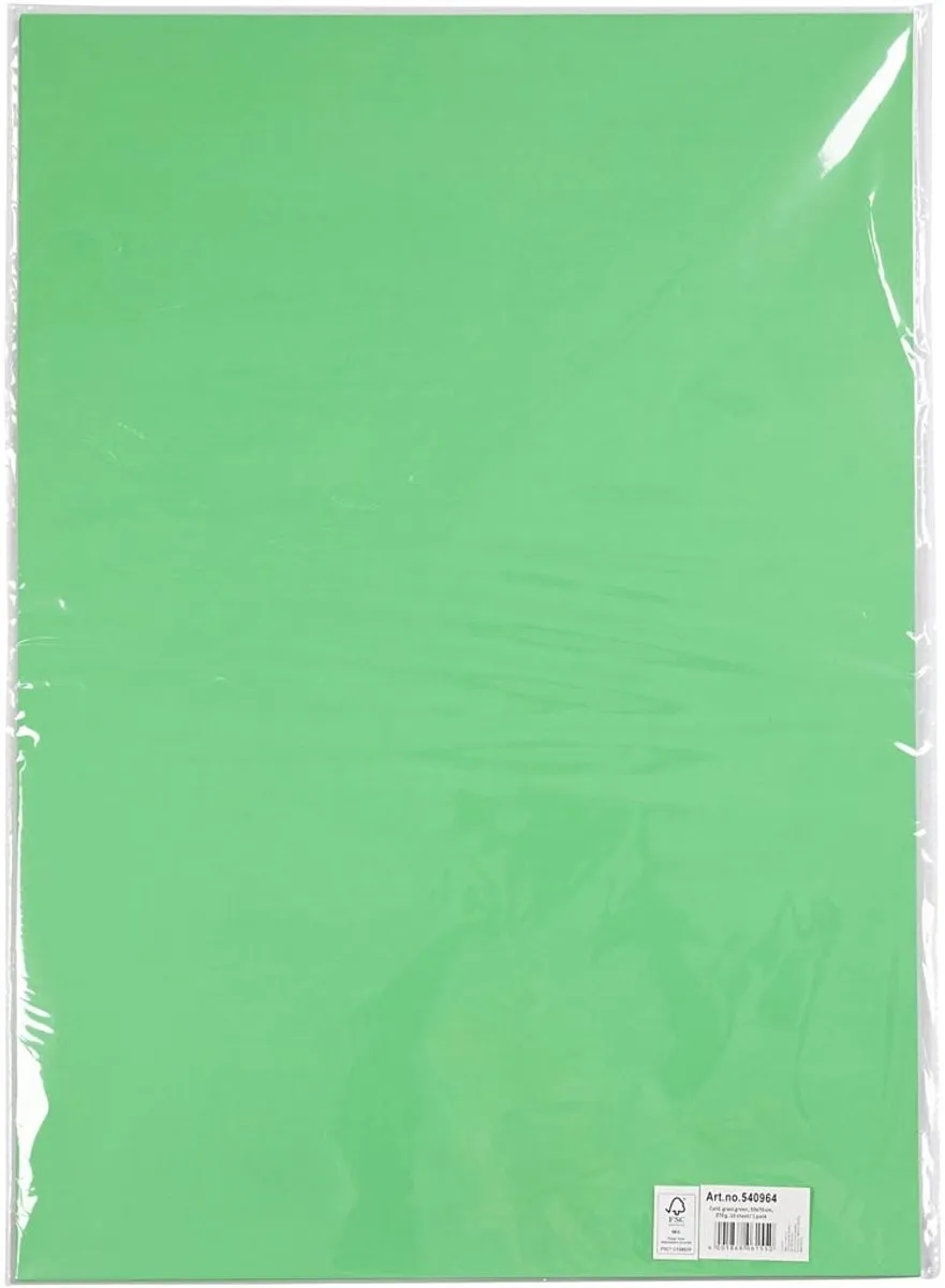 Creativ Company Folia Fotokarton Grasgroen 50x70cm - 300g