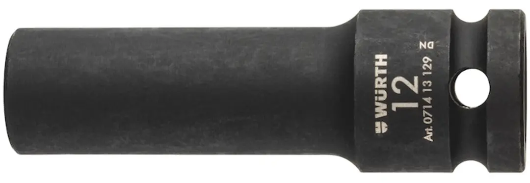 Würth Krachtdopsleutel 1/2 inch zeskant, metrisch, lang