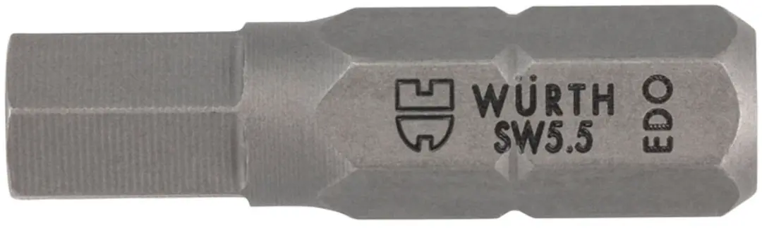 Würth C 6.3 bit binnenzeskant (1/4 inch)