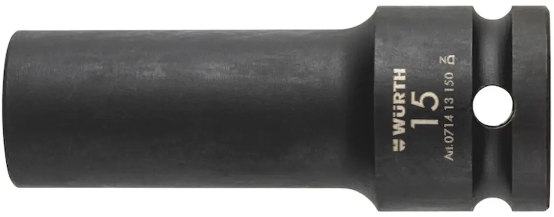 Würth Krachtdopsleutel 1/2 inch zeskant, metrisch, lang