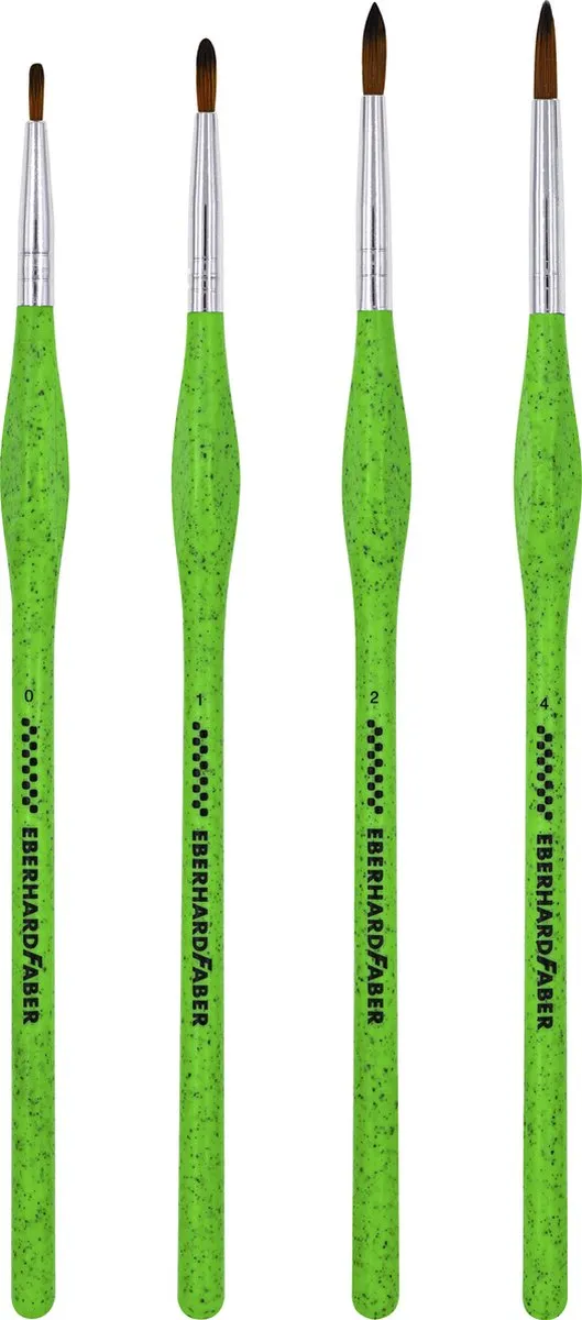 Eberhard Faber Green Winner EF-579926 Penselenset - 4 Stuks