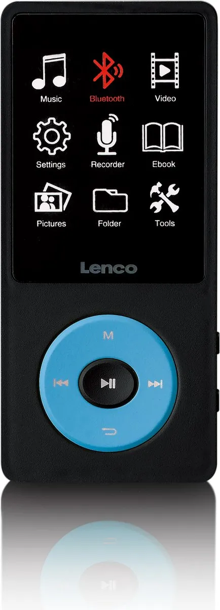 Lenco Xemio-860BU MP3/MP4-speler - 8GB - Blauw-Zwart