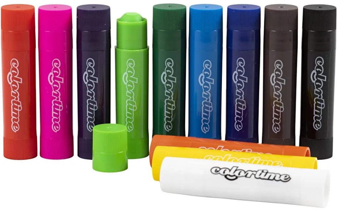 Colortime Soft Color Stick Kunstenaarsstiften - 120 Stuks
