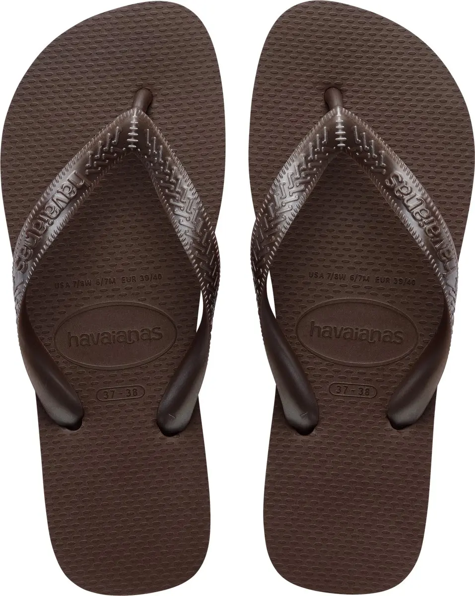 Havaianas HAV. TOP TIRAS Donkerbruin Dames Slippers