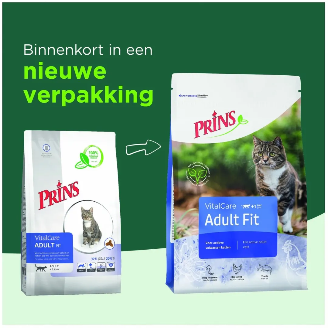Prins VitalCare Adult Fit Kattenvoer 4kg