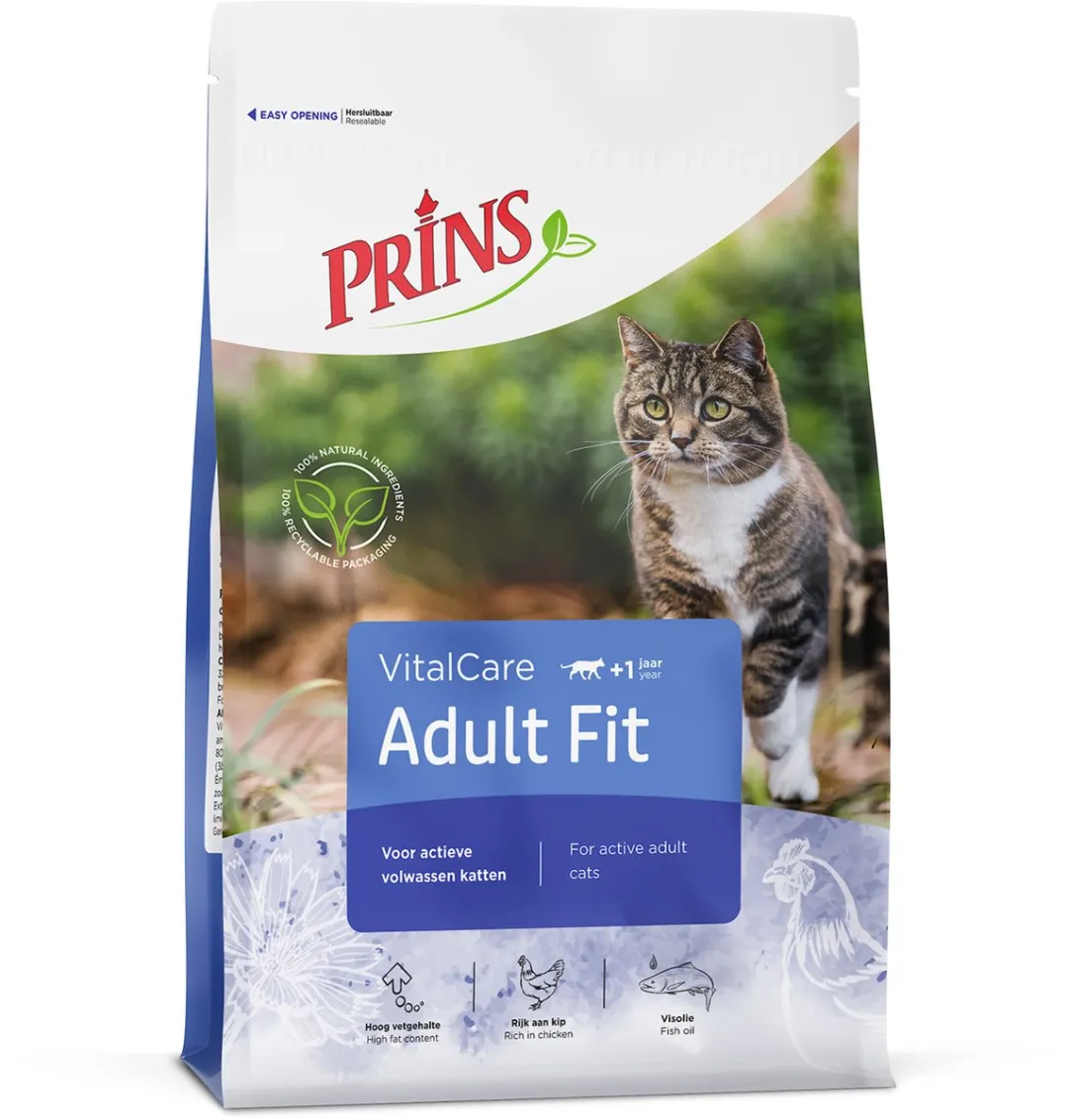 Prins VitalCare Adult Fit Kattenvoer 4kg