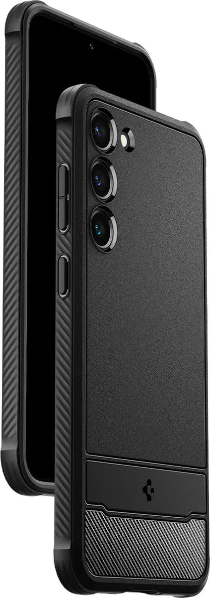 Spigen Rugged Armor Hoesje ACS05711 - Samsung Galaxy S23 - Zwart
