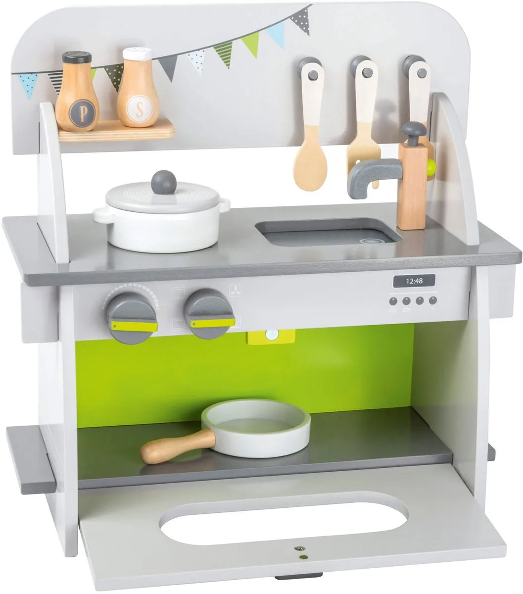 Small Foot Houten Speelkeuken Compact - 9-delig