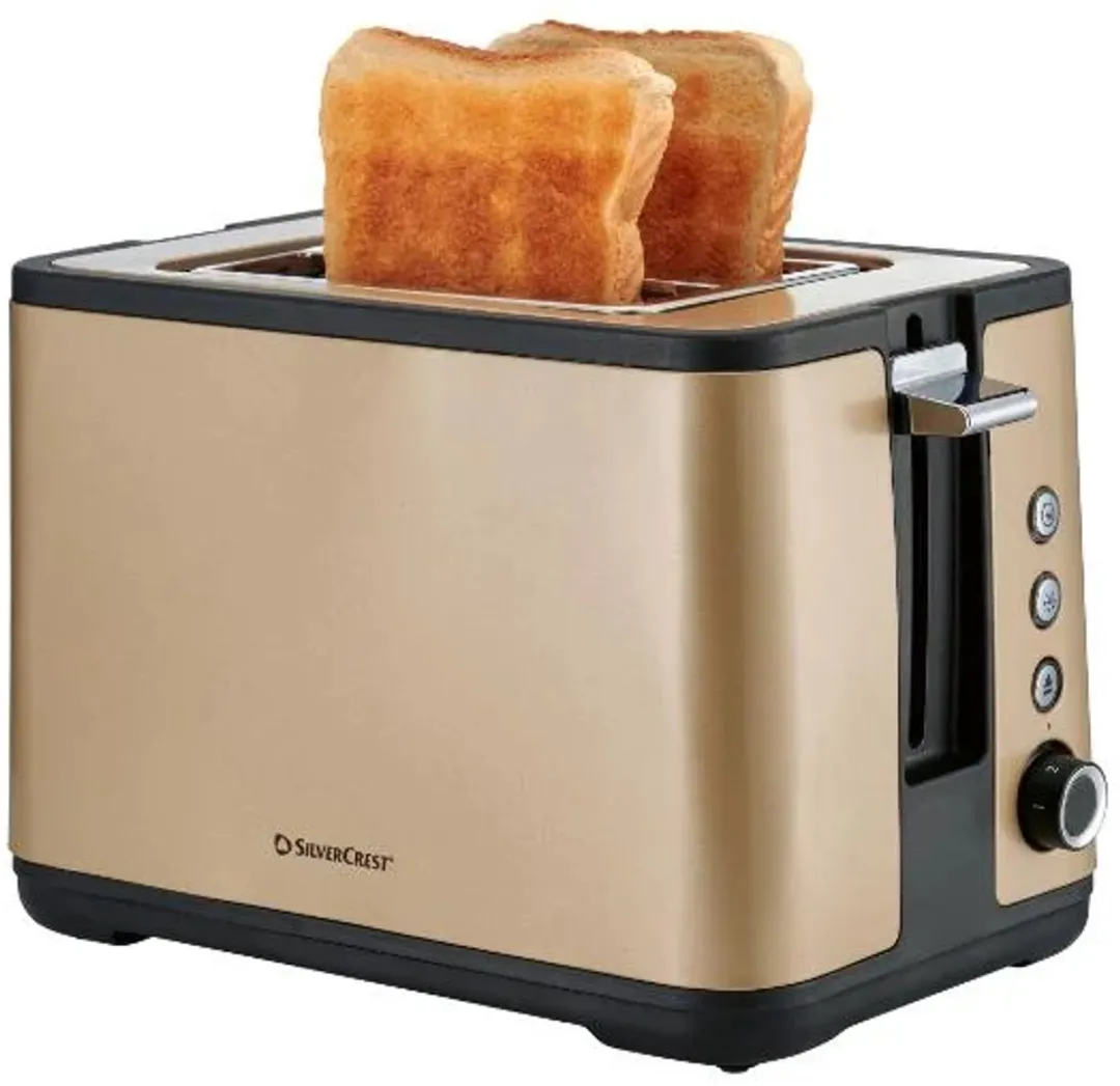 Silvercrest Broodrooster 850W - 2 Sandwiches - Champagne