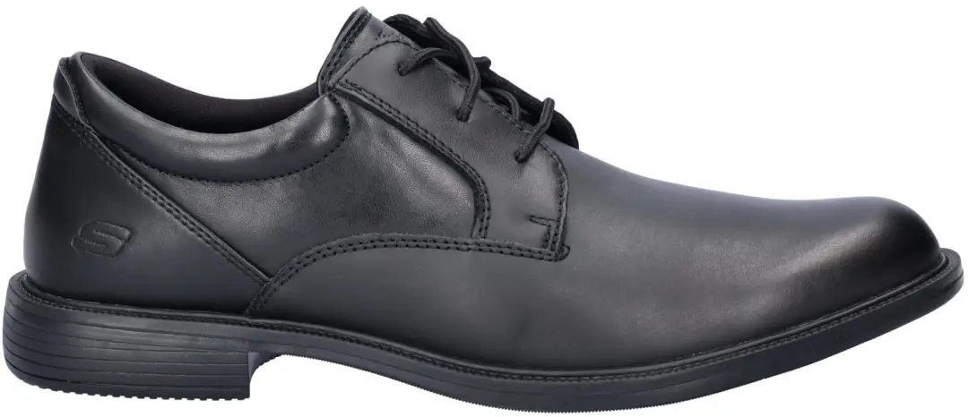 Skechers Street Dress Collection heren veterschoen - Zwart - Maat 43