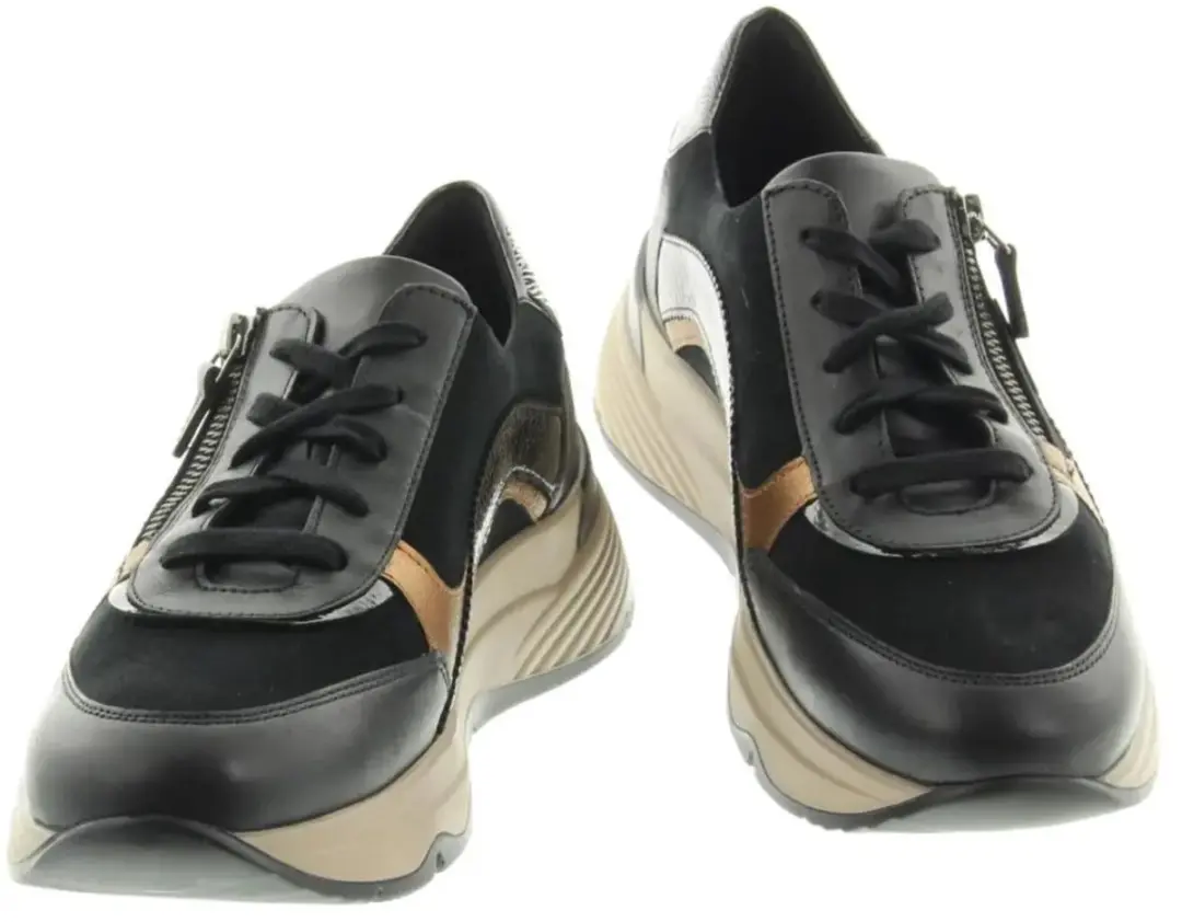 Mephisto Laonie Lage Sneakers Dames - Zwart - 37.5 - afbeelding 3 van 6