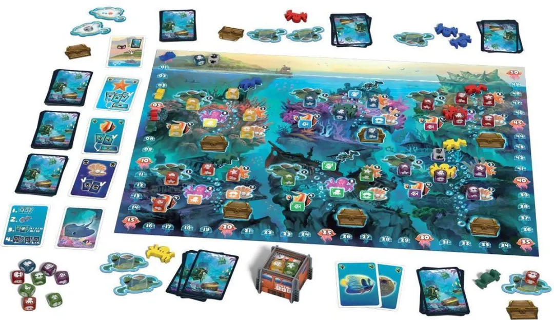 Geronimo Games Coralia Bordspel - 2-4 Spelers - 10+ Jaar