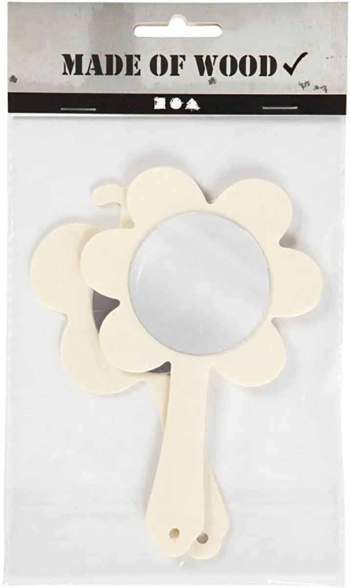 Creativ Company Handspiegels - 2 Stuks Meerkleurig