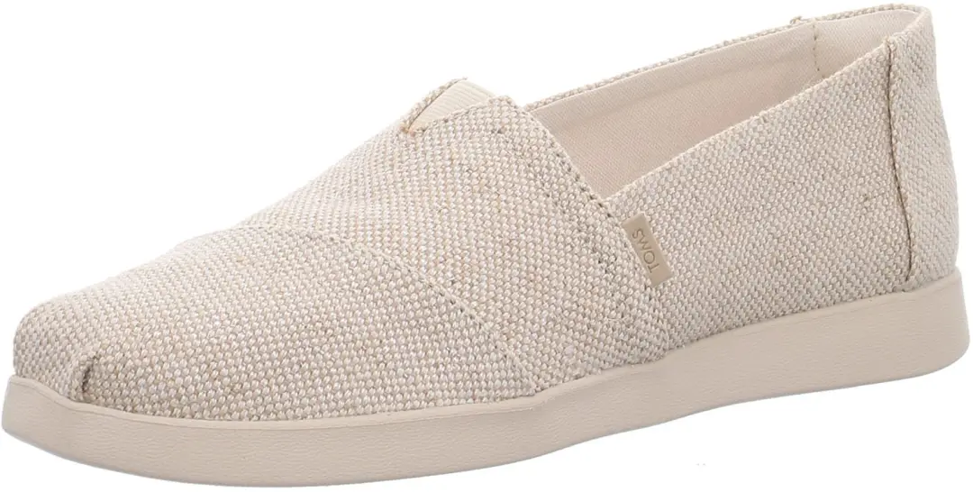 TOMS Textil dames instappers beige maat 37.5