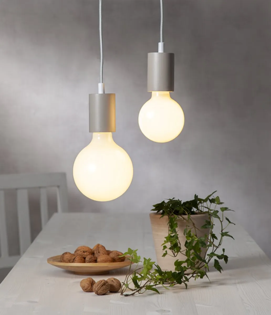 5-Pack | 3 standen - G95 Globelamp - E27 - 7.5W - Extra Warm Wit - 2700K - Opaal