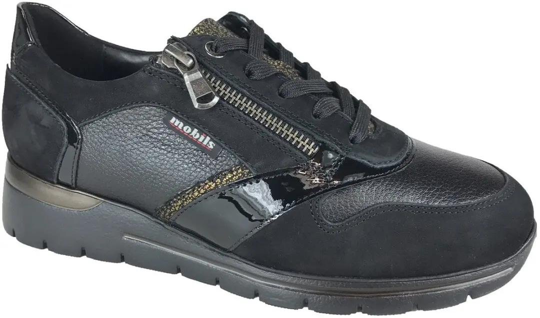 Mephisto Ereen Veterschoenen - Zwart - afbeelding 2 van 6