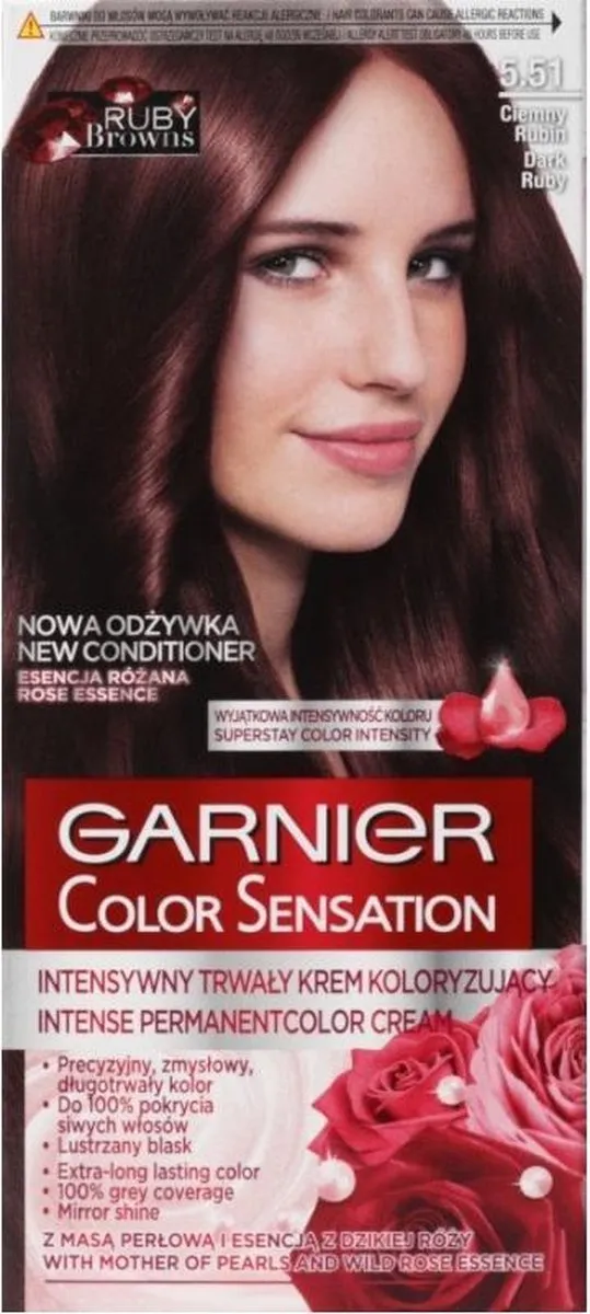 Garnier Color Sensation 5.51 Ciemny Rubin Haarverf 110ml