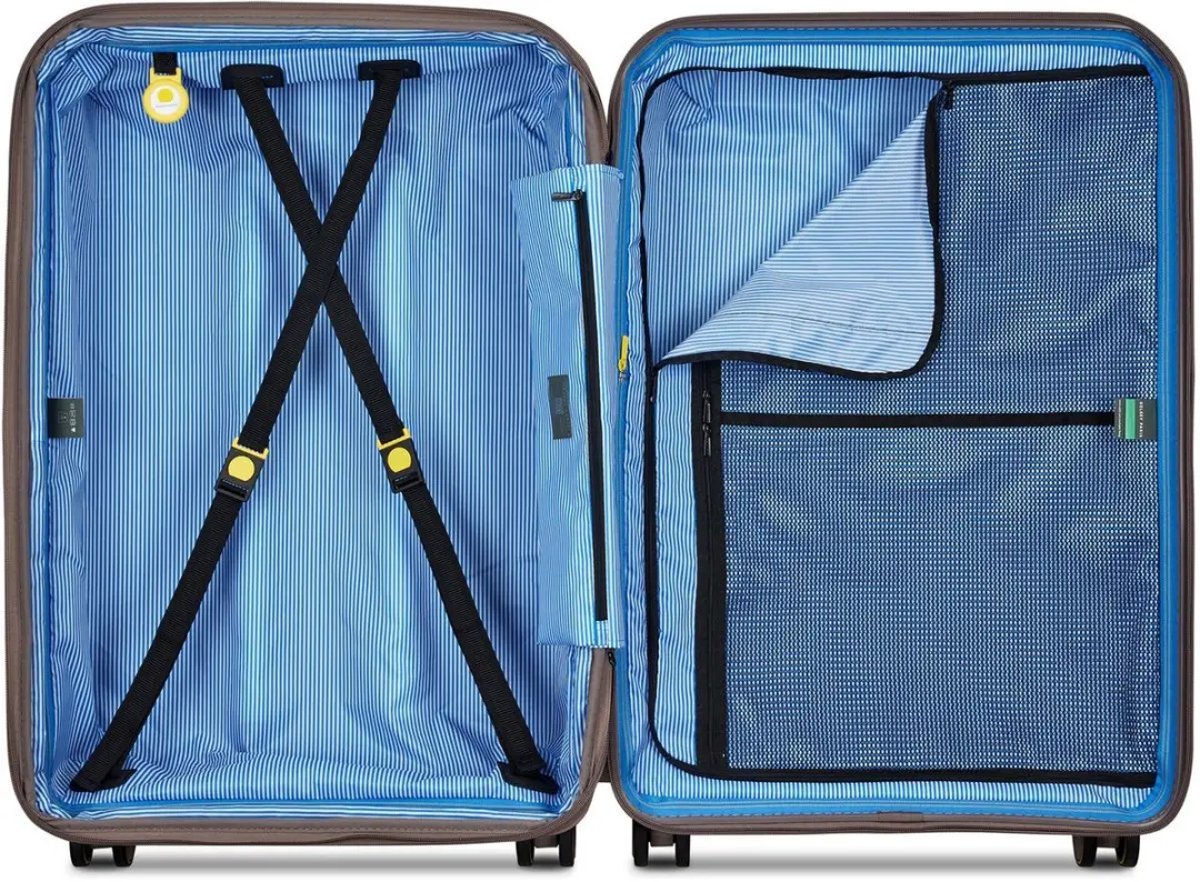 Delsey Lutece SE Spinner 76 cm - Uitbreidbaar - Bruin - afbeelding 4 van 6