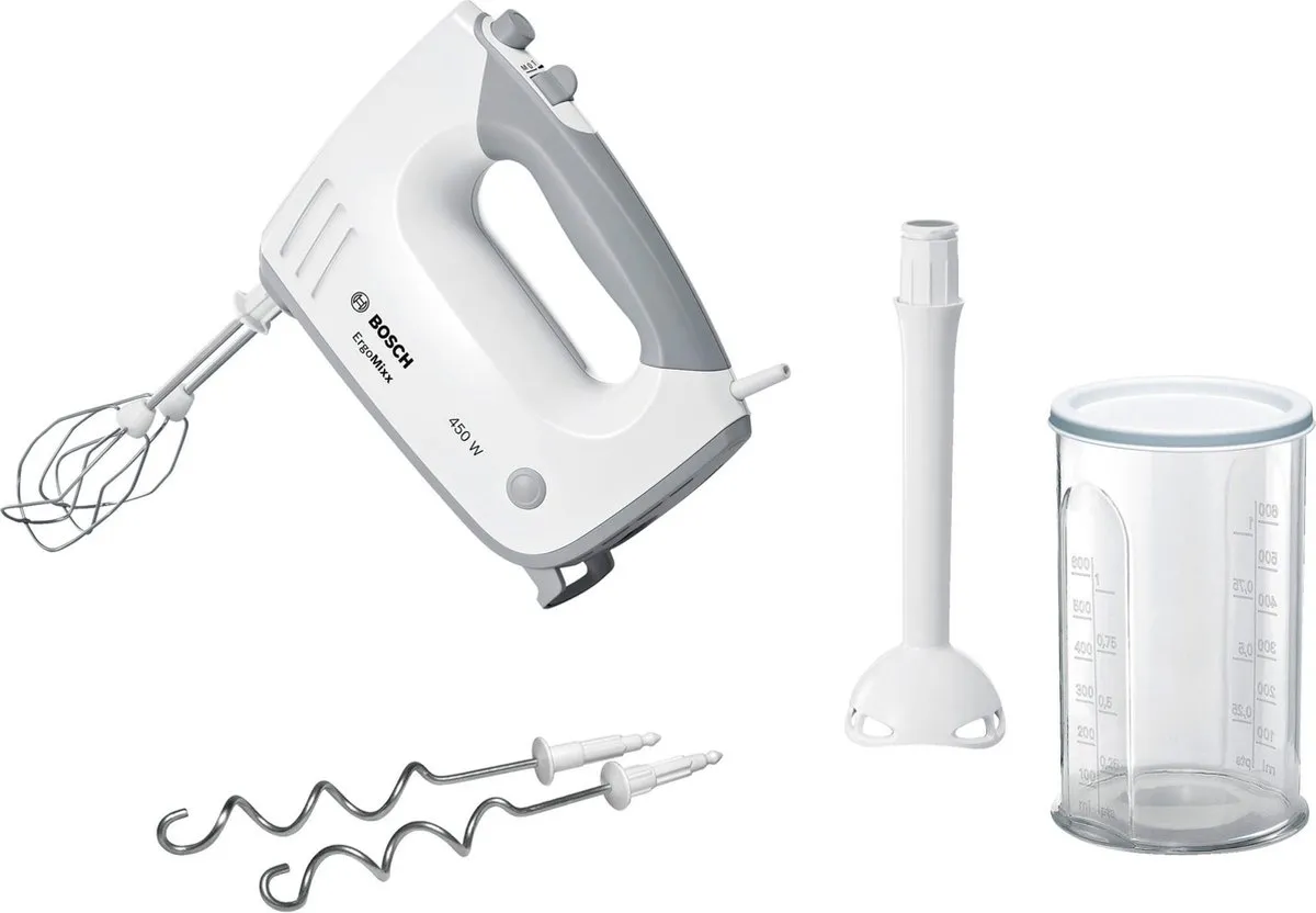 Bosch MFQ36440 Ergomixx Handmixer - 450W - Wit