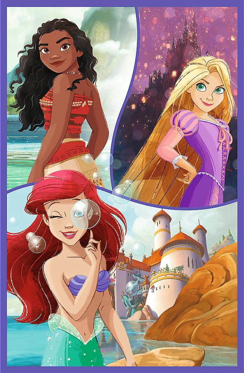 Trefl Princesses Friends Disney Princess 80 Stuks - 3 Puzzels
