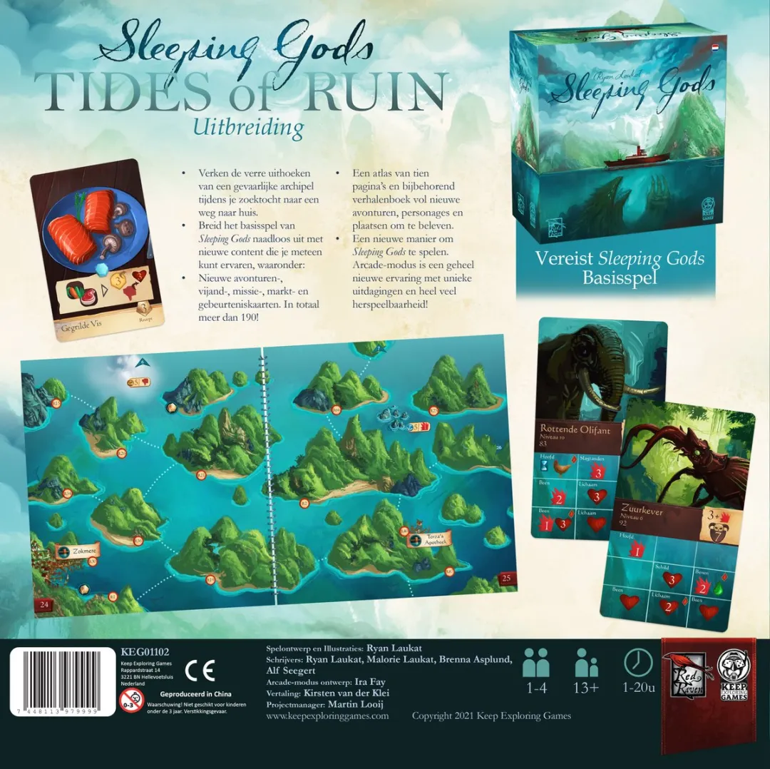 Sleeping Gods: Tides of Ruin KEG01102 Bordspel - 1-4 Spelers
