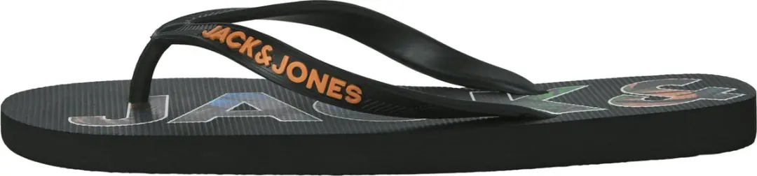 Jack & Jones Teenslipper Heren JFWLOGO Palm Print Zwart