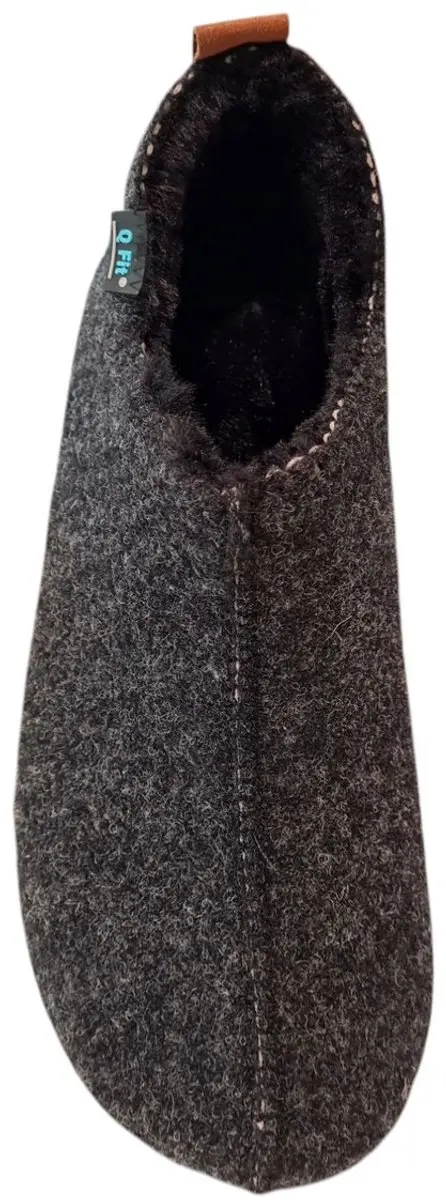 Q-Fit Pisa Heren Pantoffels - Zwart - Maat 42 - afbeelding 2 van 6