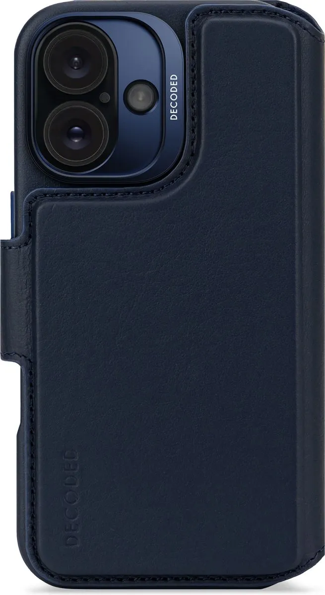 Decoded Leren Wallet Case iPhone 16