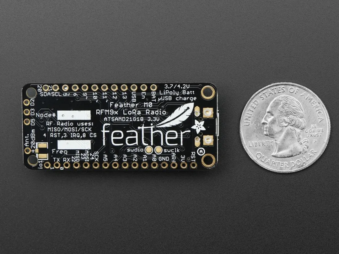 Adafruit Feather M0 RFM96 LoRa Radio 433MHz - 3179