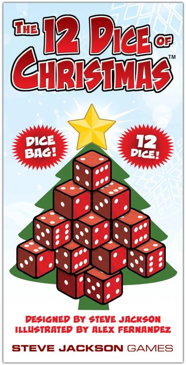 Steve Jackson Games 12 Dice of Christmas Dobbelspel - Multicolor