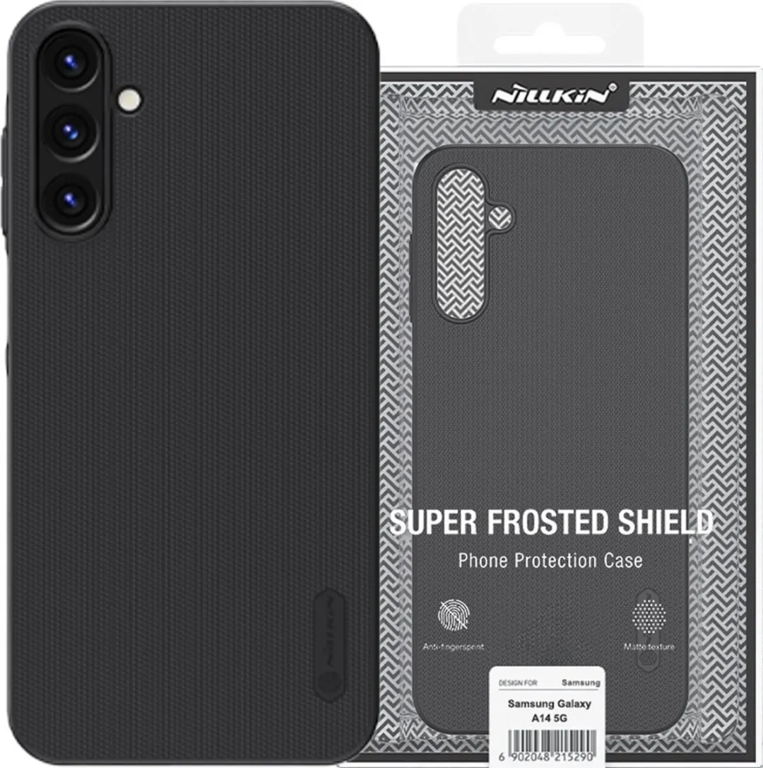 Nillkin Super Frosted Shield Hoesje Samsung Galaxy A15 - Zwart