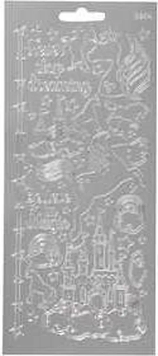 Creativ Company Unicorn Stickers Zilver - 15 Stuks