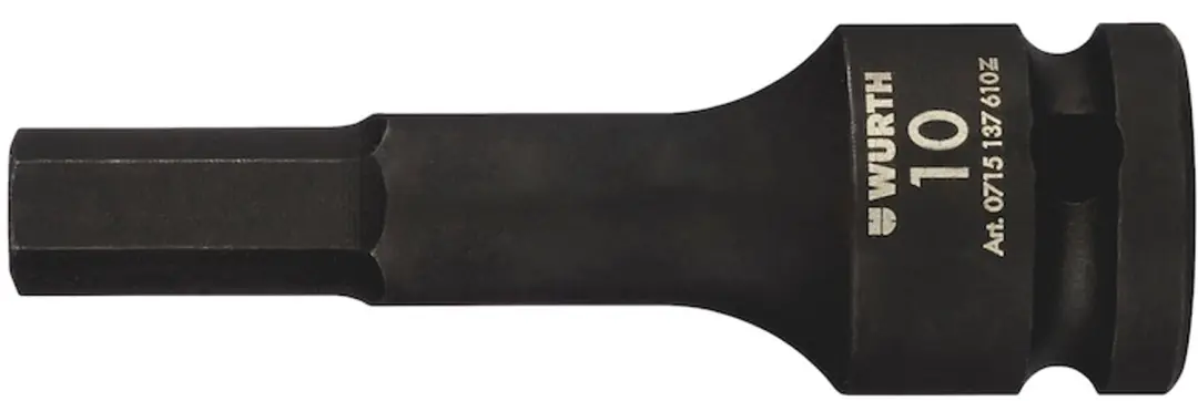 Würth Krachtdopsleutel 1/2 inch voor zeskantschroeven, metrisch, lang