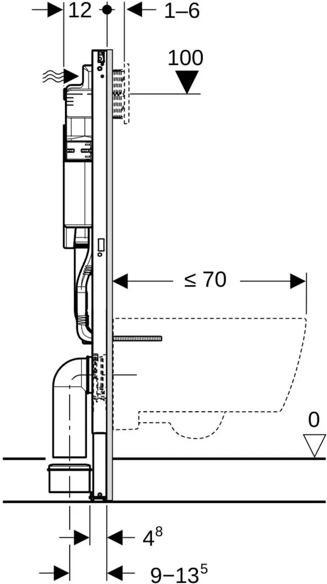 Geberit Duofix wc-element 111.304.00.6 - Sigma UP320 - afbeelding 3 van 6