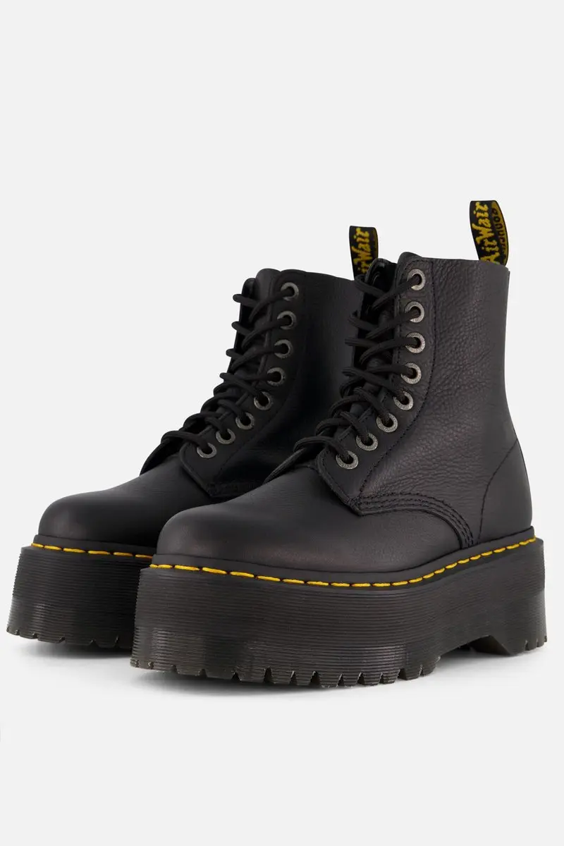 Dr. Martens Quad Retro Max veterboots zwart Leer