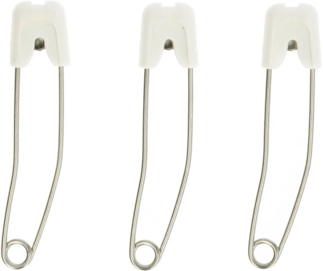 Prym Babyveiligheidsspelden 55mm - 200 Stuks - Wit - afbeelding 2 van 2