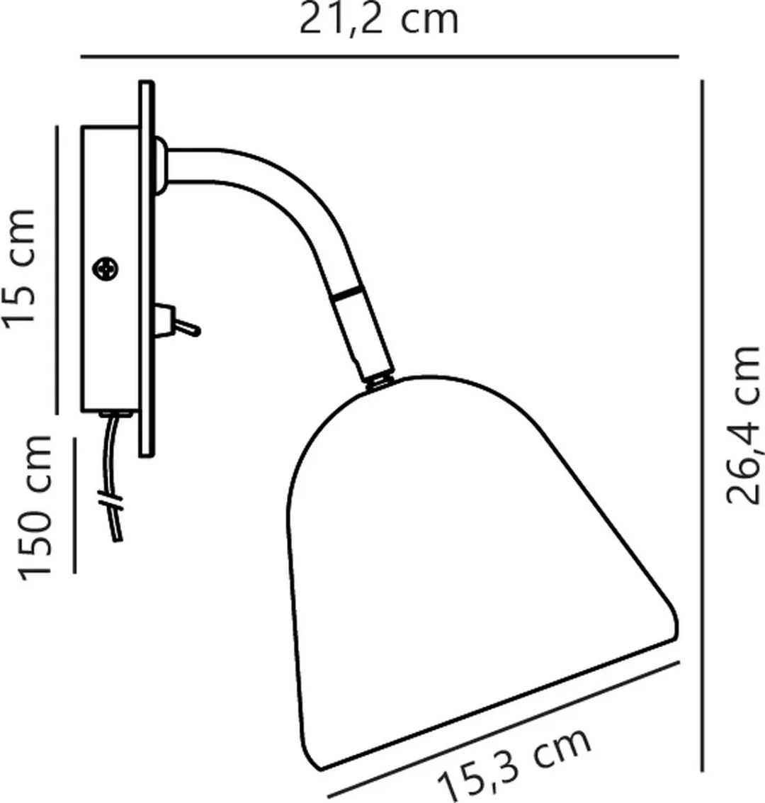 Nordlux Fleur Wandlamp E14 - 15cm Beige