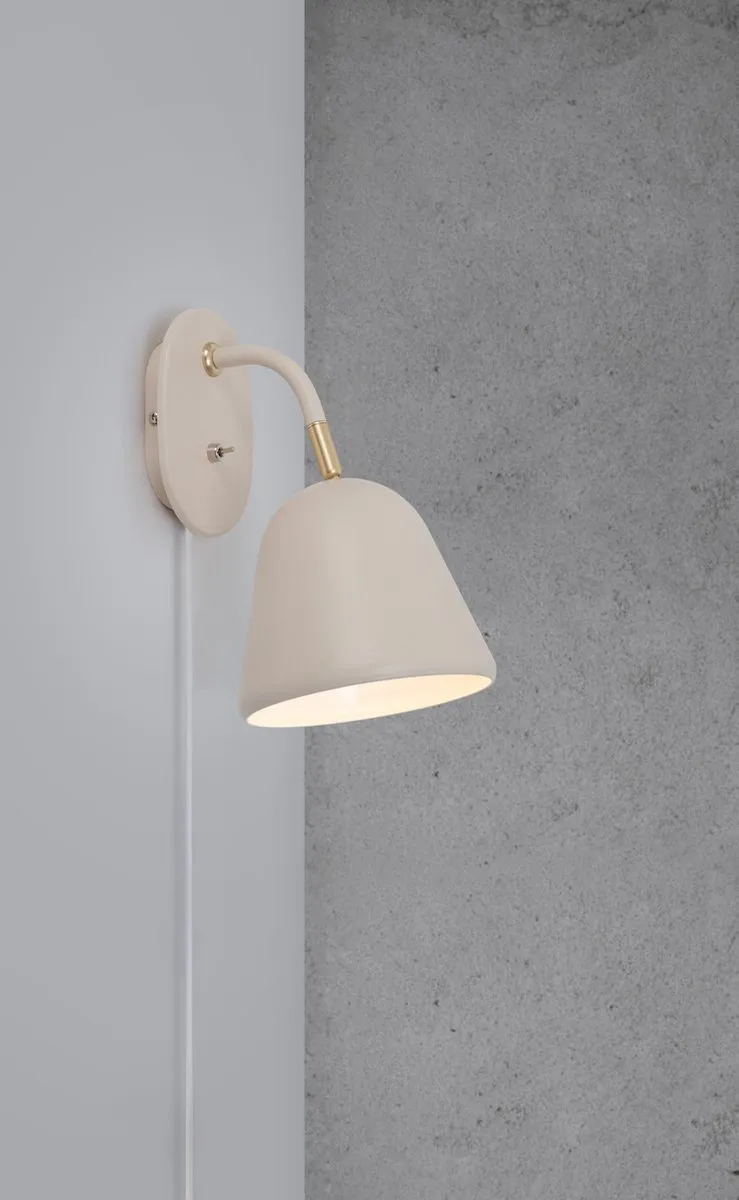 Nordlux Fleur Wandlamp E14 - 15cm Beige