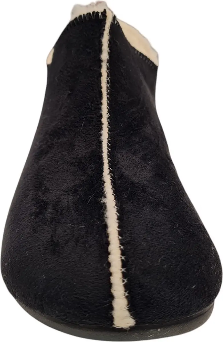 Q-Fit Madrid Dames Pantoffel - Zwart - 40 - afbeelding 2 van 6