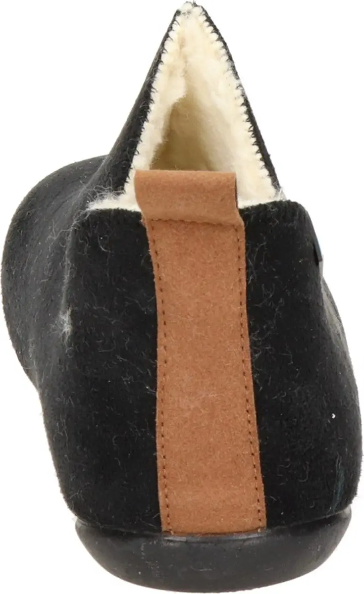 Q-Fit Madrid Dames Pantoffel - Zwart - 40 - afbeelding 6 van 6