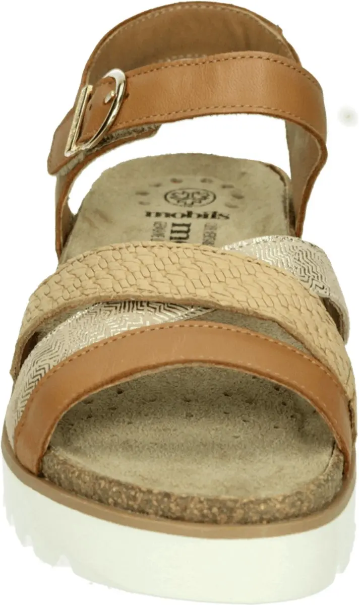 Mephisto Thina Silk Platte Sandalen - Bruin - 41 - afbeelding 6 van 6