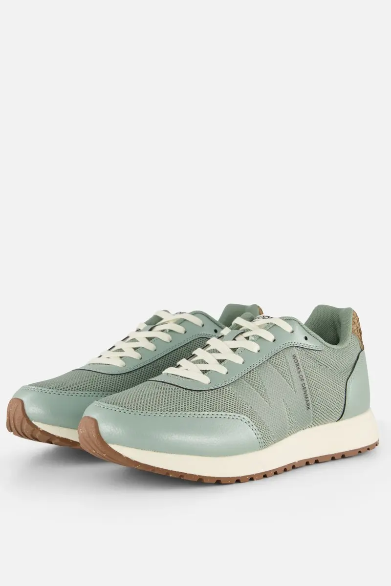Woden Sonja Sneakers groen Textiel