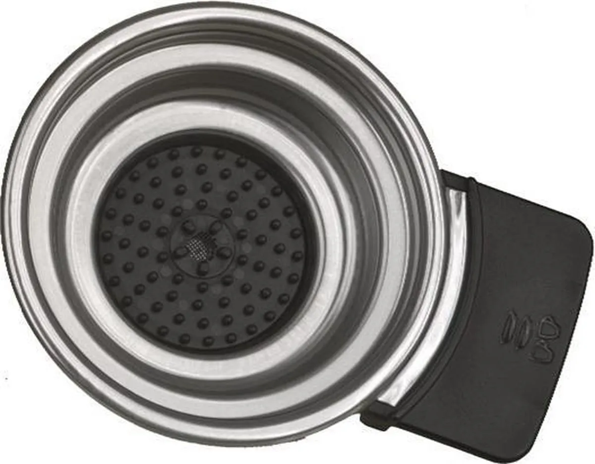 Philips Senseo Padhouder HD5015/01 - 2 Pads - RVS/Zwart