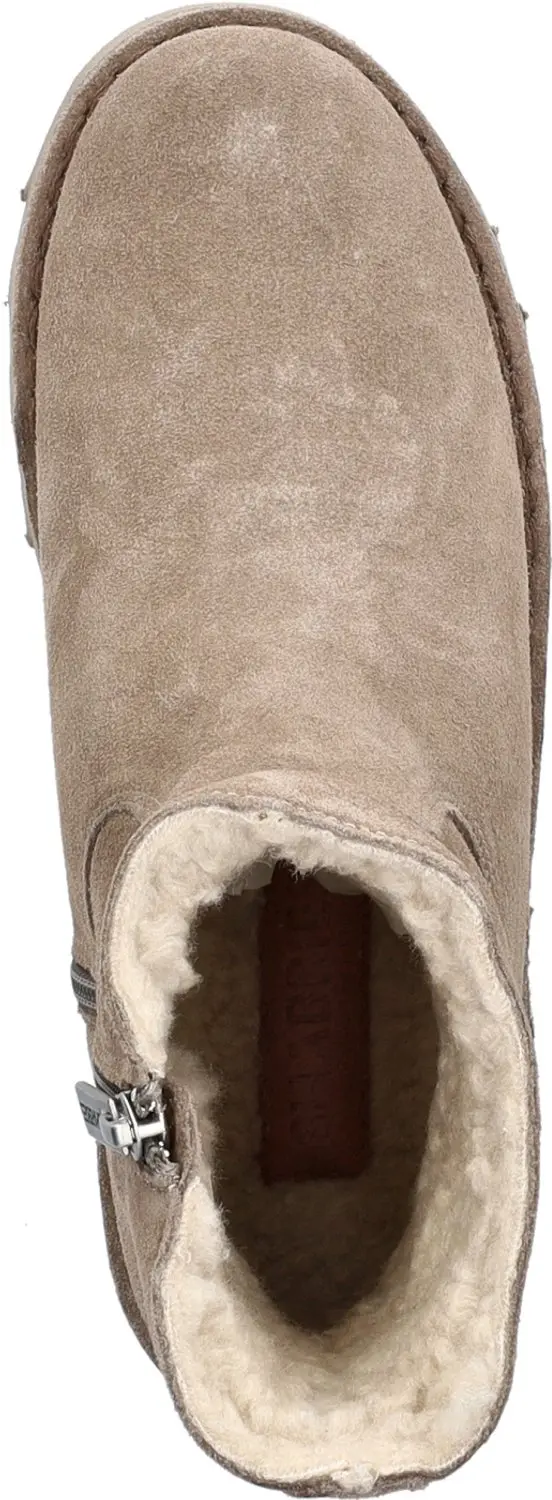 Shabbies Amsterdam Palissa Mila Zip dames gevoerde boots - Taupe - Maat 37 - afbeelding 3 van 6