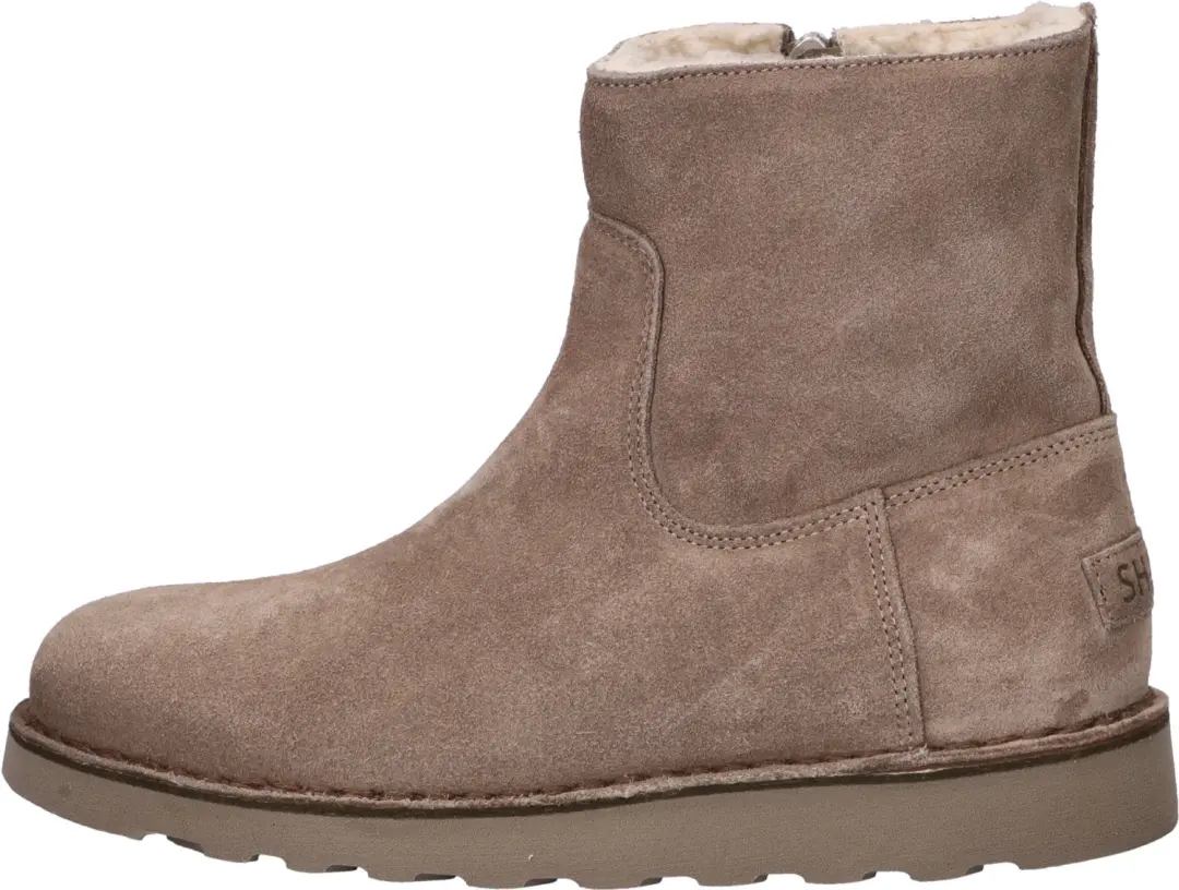 Shabbies Amsterdam Palissa Mila Zip dames gevoerde boots - Taupe - Maat 37 - afbeelding 5 van 6