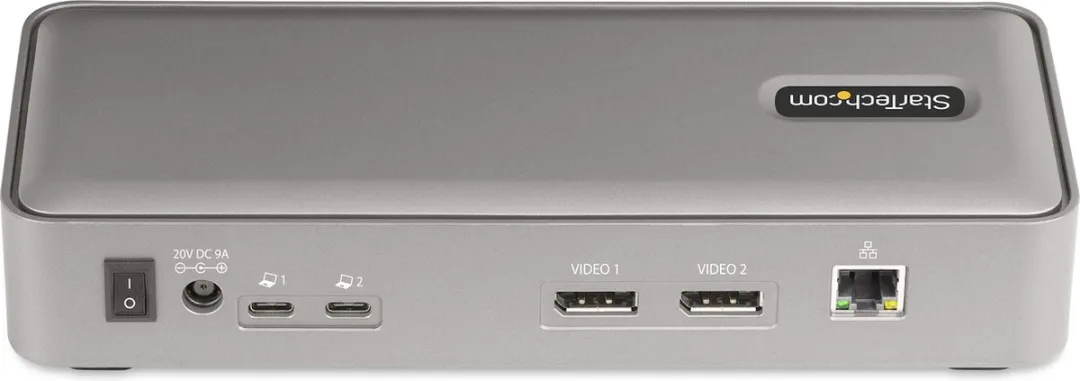 Startech 129UE-USBC-KVM-Dock Dual-Laptop KVM Dock - Zilver