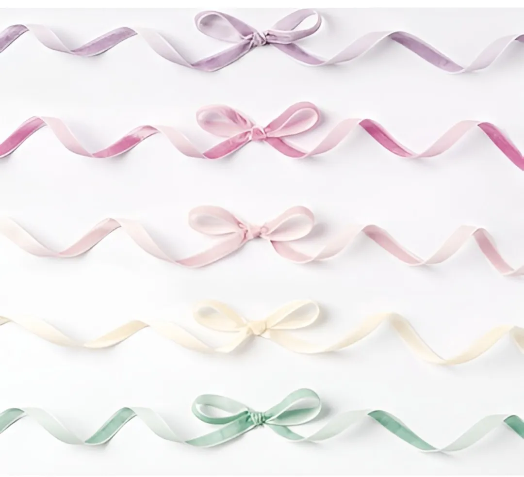Folia Fluwelen Linten Multicolor