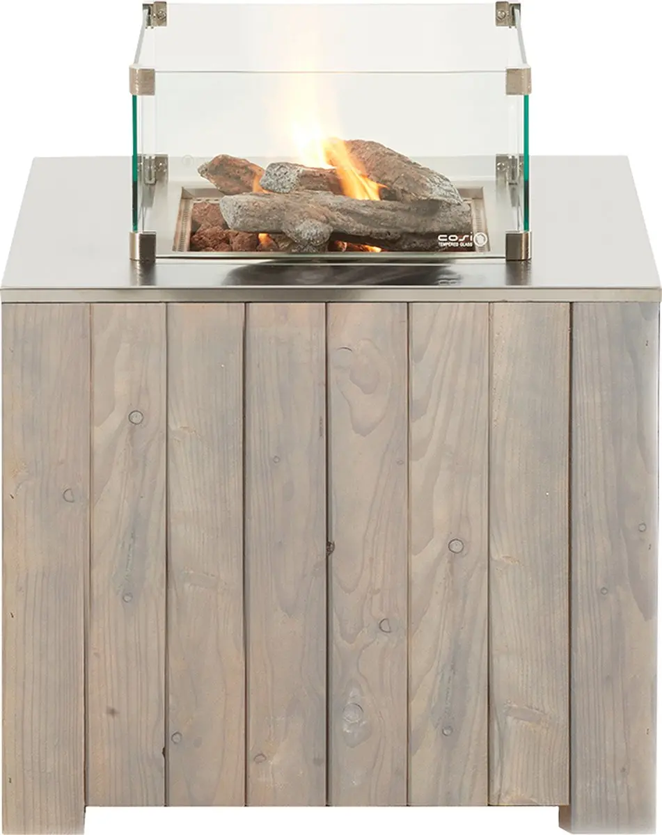Cosi Cosicube 70 Vuurtafel - Ø70cm - Grey Wash - afbeelding 3 van 6
